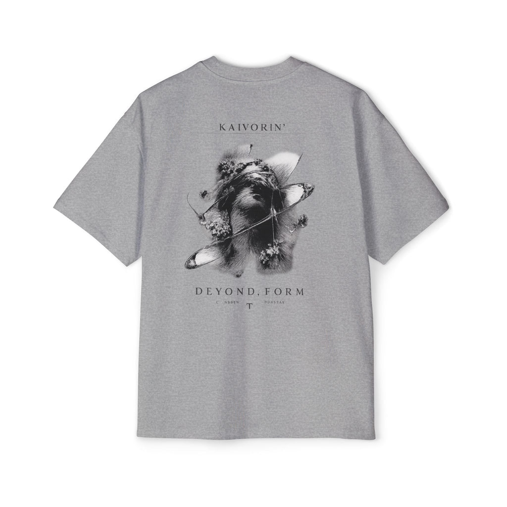 KAIVORIN Beyond Form Graphic Tee — Oversized Planetary Skull