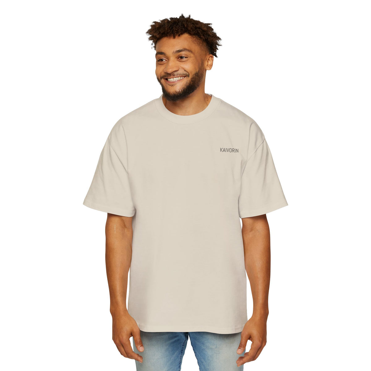 KAIVORIN Beyond Form Graphic Tee — Oversized Planetary Skull
