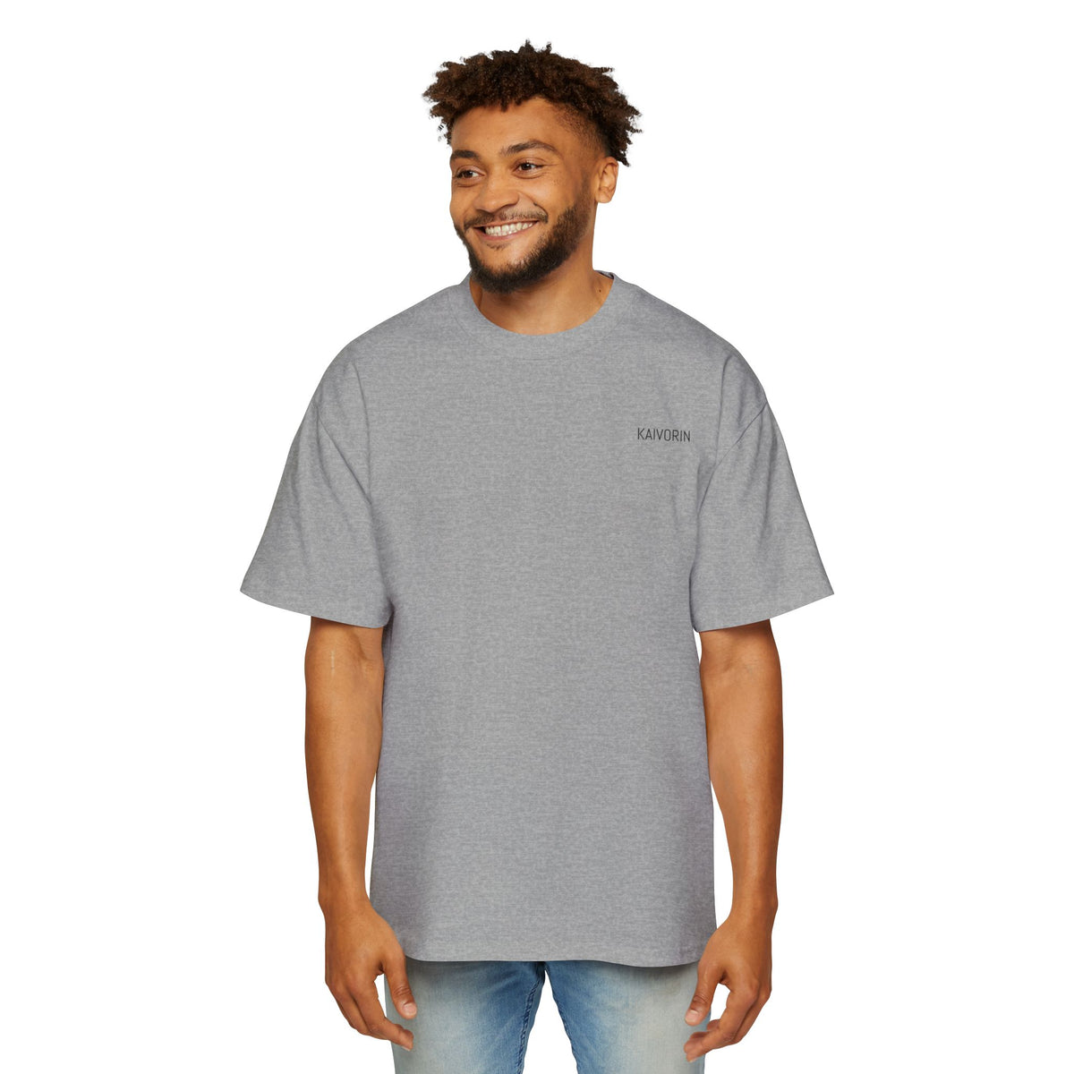 KAIVORIN Beyond Form Graphic Tee — Oversized Planetary Skull