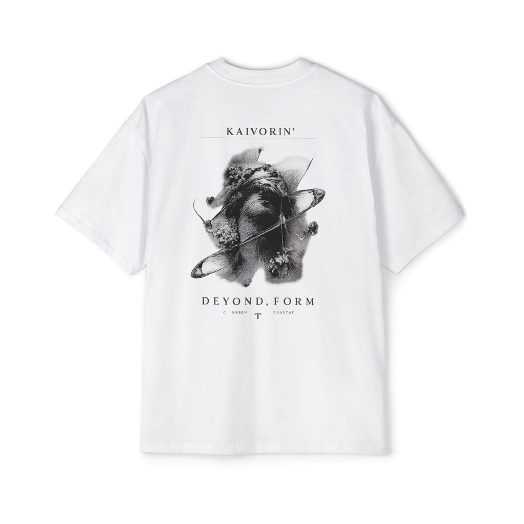 KAIVORIN Beyond Form Graphic Tee — Oversized Planetary Skull