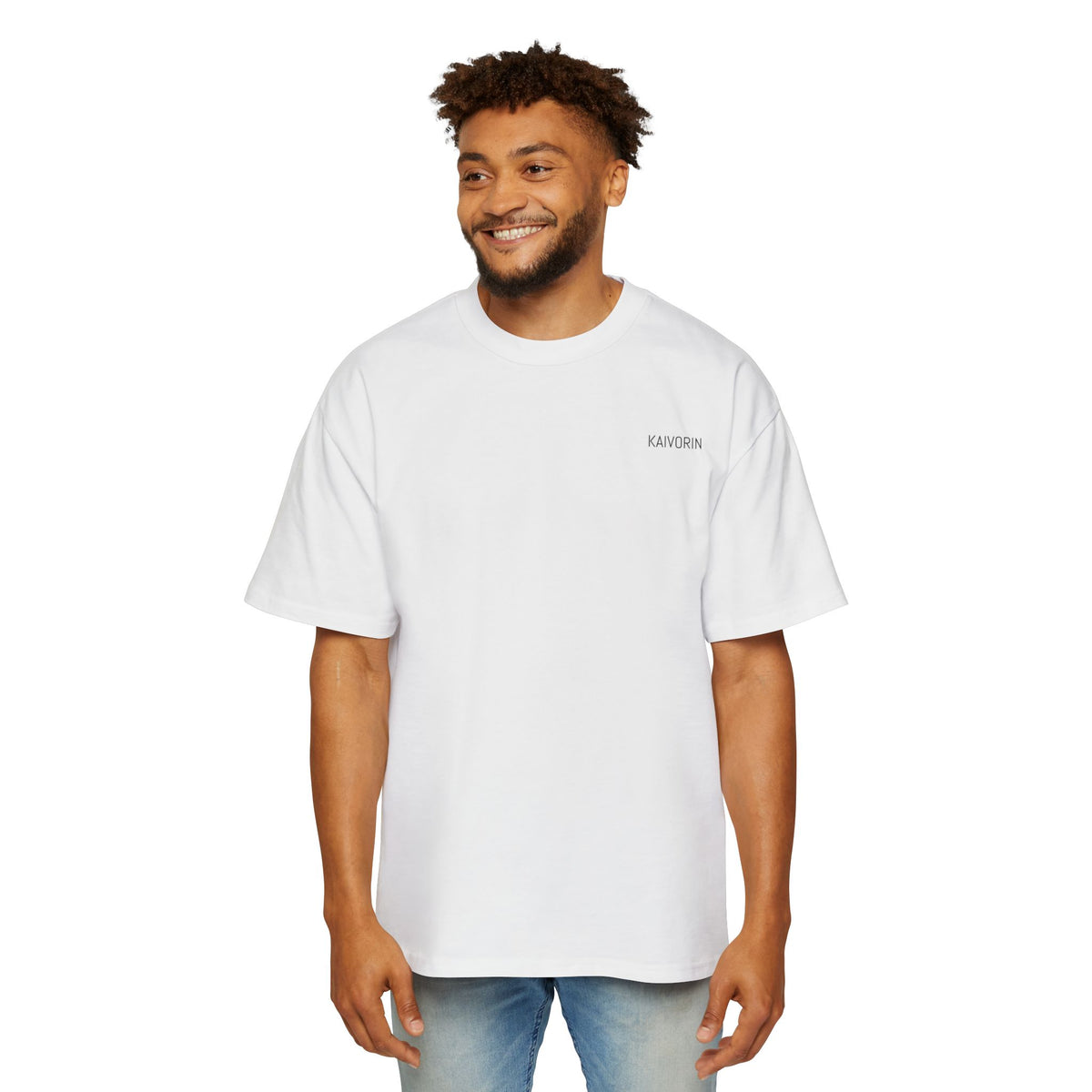 KAIVORIN Beyond Form Graphic Tee — Oversized Planetary Skull