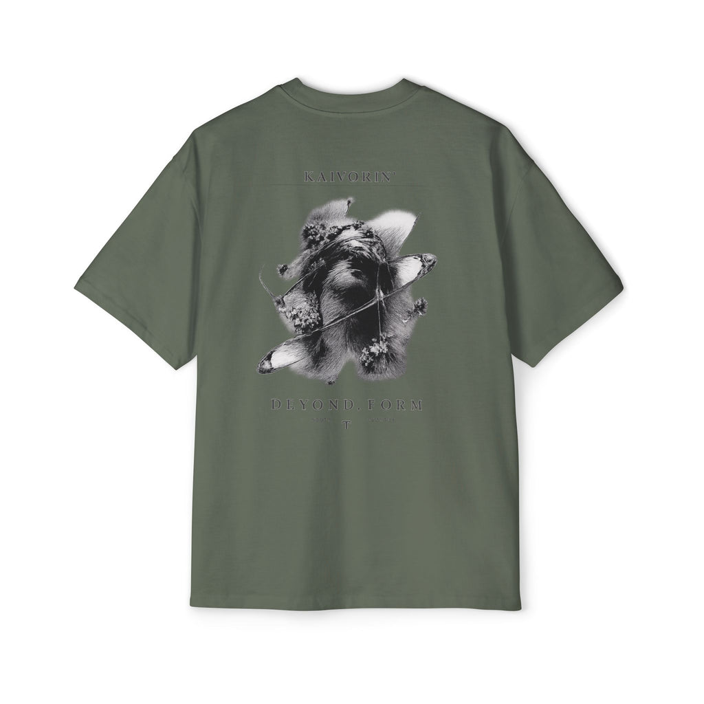 KAIVORIN Beyond Form Graphic Tee — Oversized Planetary Skull