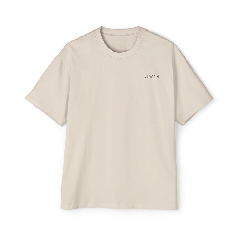 KAIVORIN Beyond Form Graphic Tee — Oversized Planetary Skull