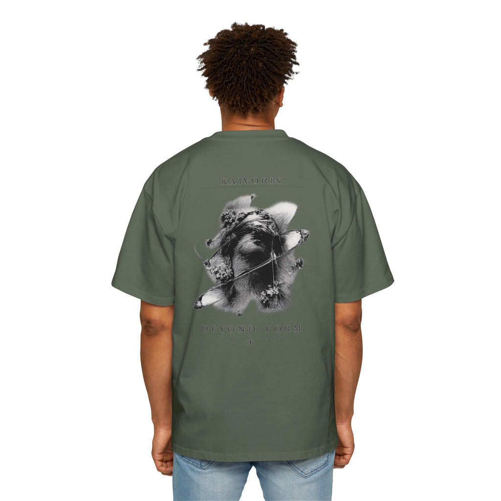 KAIVORIN Beyond Form Graphic Tee — Oversized Planetary Skull